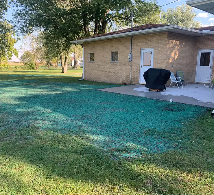 CanAm Professional Landscaping - hydroseeding for new grass - Girard, IL